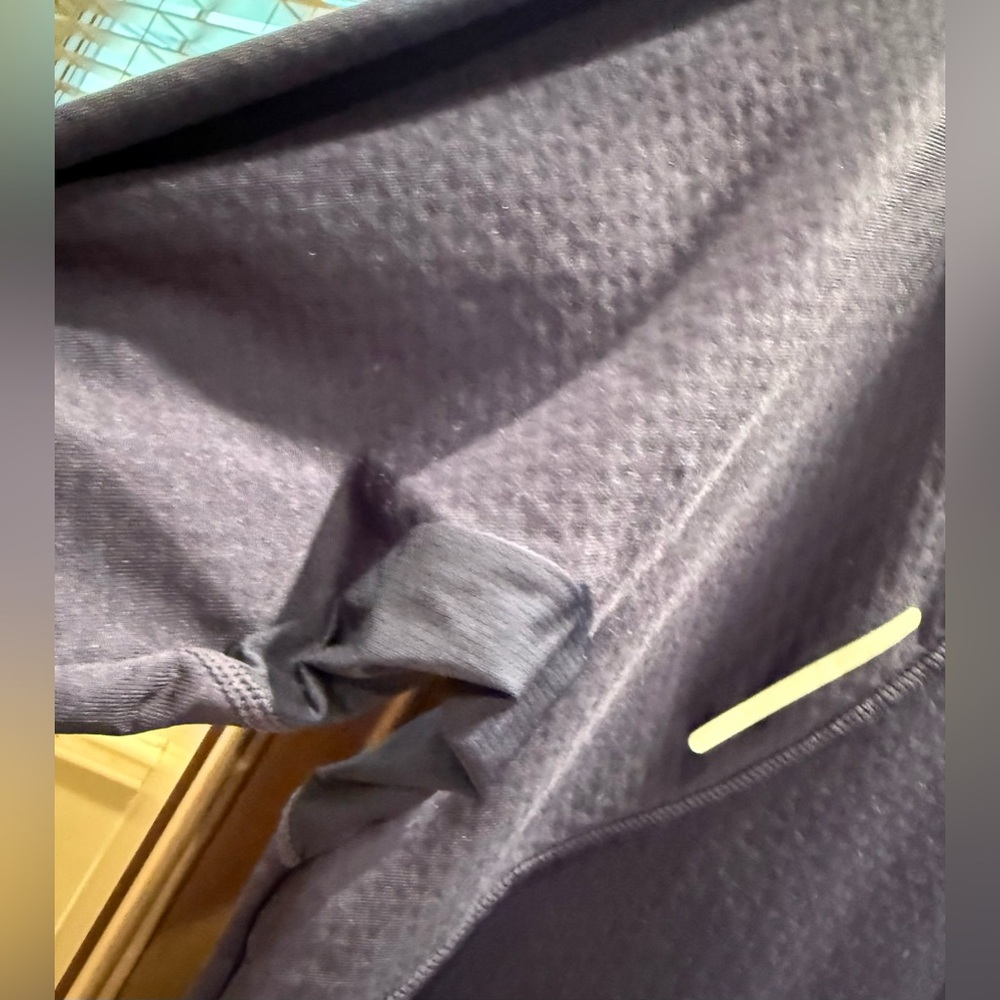 Fabletics Navy Quarter-Zip Pullover with Logo - image 5